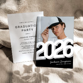 Convite Formando de Fotografia da Tipografia Moderna em Ne