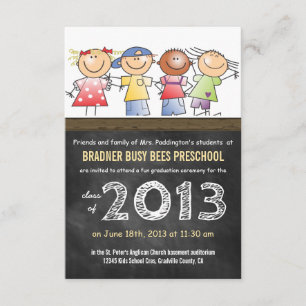 Convite Formando de quadro para crianças