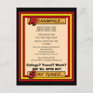 Convite Formando de super-herói