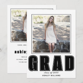 Convite Formando Elegante Classe de Graduação 2024