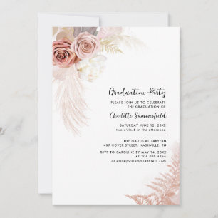 Convite Formando Graduação 2025 Festa Pampas Grass