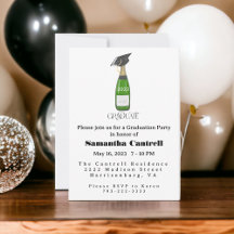 Formando Graduação Formando Champanhe de Boné Pers