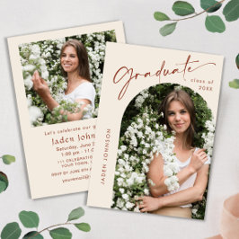 Convite Formando Minimalista Moderno 2 Festa de formatura 