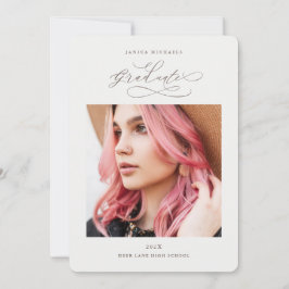 Convite Formando Natural de Taupe Duas Festas de formatura