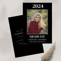 Formando preto e branco moderno