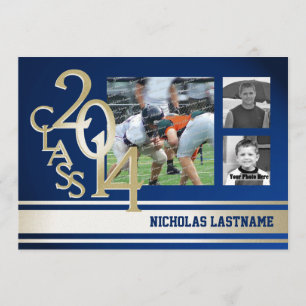 Convite Formando Tripla Dourada Varsity 2014