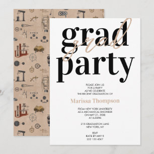 Convite Formandos da Universidade do Engenheiro Mecânico