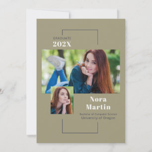 Convite Formandos Multi Photo Sage
