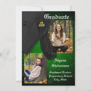 Convite formandos Verde Negro de Tassel 2025
