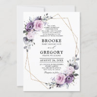 Formas de Casamento Geométrico de Bloomias Roxo Du