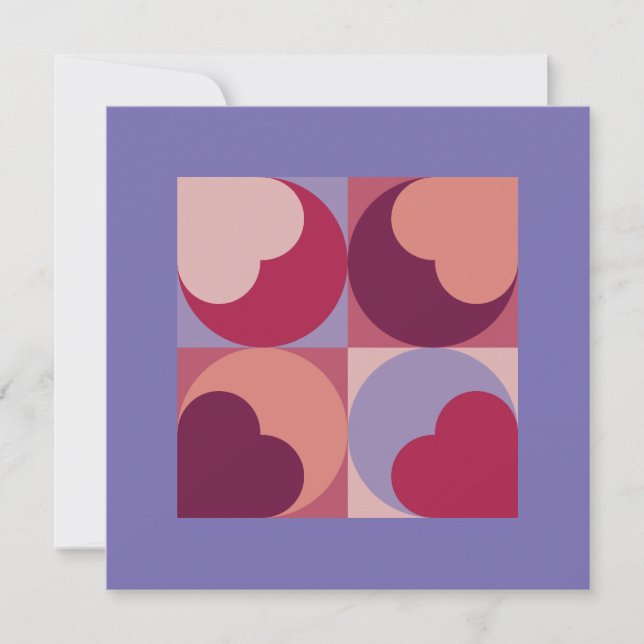 Convite Formas de Coração (Frente)