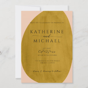 Convite Formas de ferrugem Casamento