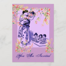 Formas do japonês do vintage