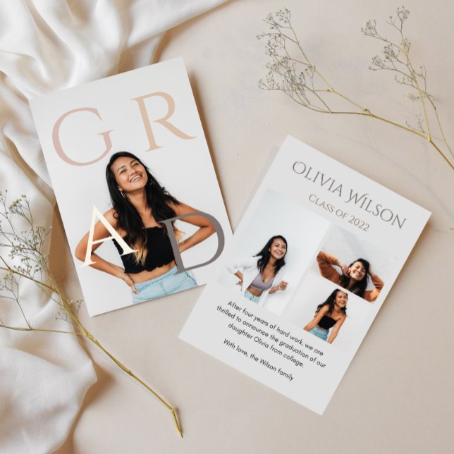 Convite Formatação de Fotos Casual Moderna Trendy (Criador carregado)