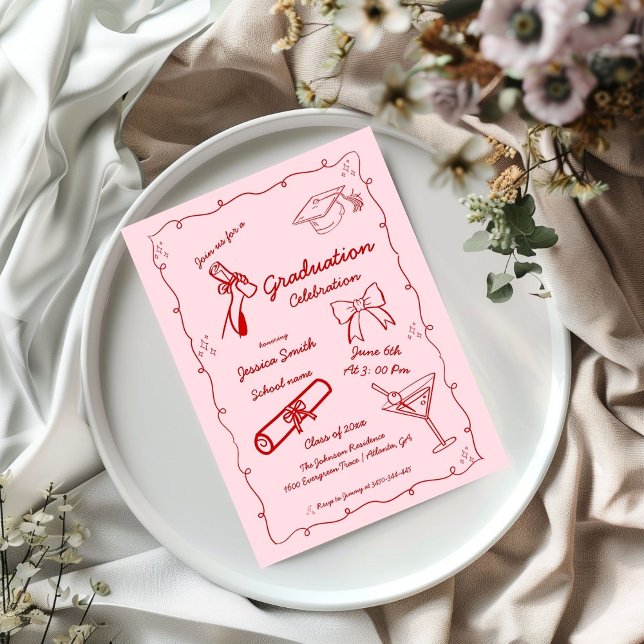 Convite Formatação desenhada pela mão do estilo de porta (Criador carregado)