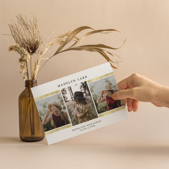 Convite Formatação Moderna Gold Foto 2023 (Criador carregado)