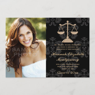 Convite Formatação na Faculdade de Direito Anuncias Roxo