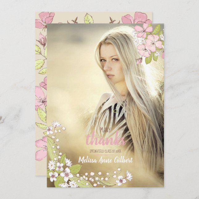 Convite Formatação Secreta - Obrigado Foto (Frente/Verso)