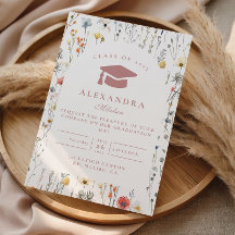 Formatura Botânica de Flor Silvestre Elegante