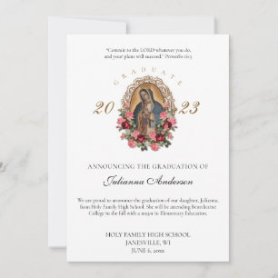 Convite Formatura Católica de Guadalupe