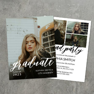 Convite Formatura com Foto Personalizada Completa