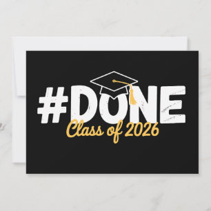 Convite Formatura Concluída da Turma de 2026 26 Graduado O