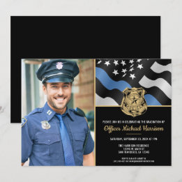 Convite Formatura da Academia de Polícia Foto de Aplicação