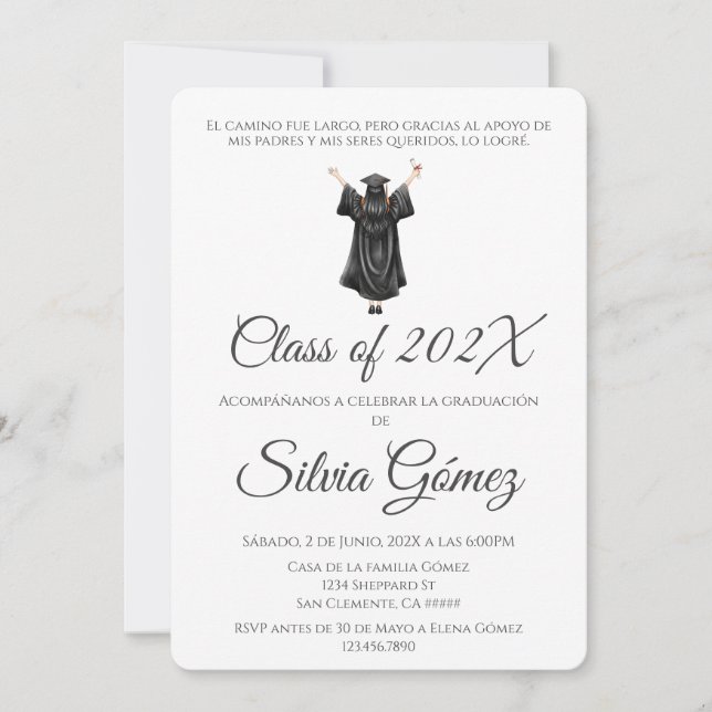 Convite Formatura da turma de 2026 simples (Frente)