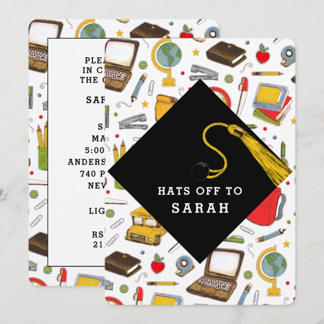 Convite Formatura em Educação de Professores (Frente/Verso)