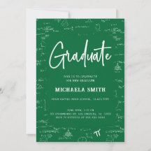 Formatura em Matemática Verde Elegante