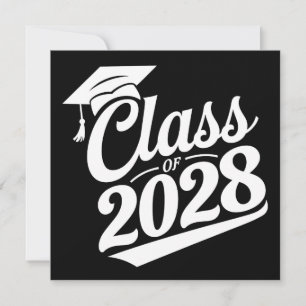 Convite Formatura Graduado Orgulhoso da Turma de 2028
