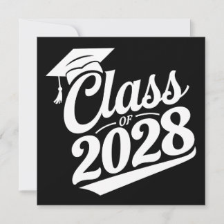 Convite Formatura Graduado Orgulhoso da Turma de 2028