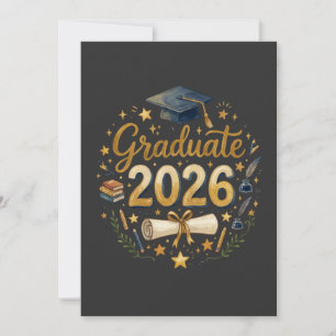 Convite Formatura Personalizada Turma de 2026 Família Pers