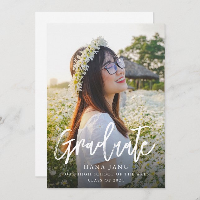 Convite Formatura Simples Turma de 2025 (Frente/Verso)