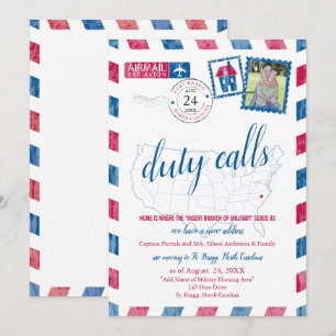 Convite Fort Bragg, Comunicado de Movimentação Militar d