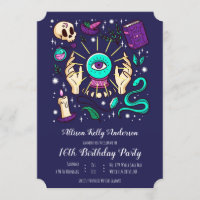 Fortune Teller Sweet 16 Magic 16th Birthday Roxple