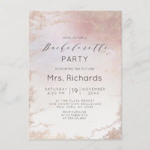 Convite Fosco Cor-de-rosa com Ombro