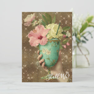 Convite *~* FOTO A101 10 Coquetel Ornamentado PARA SOLTEIR