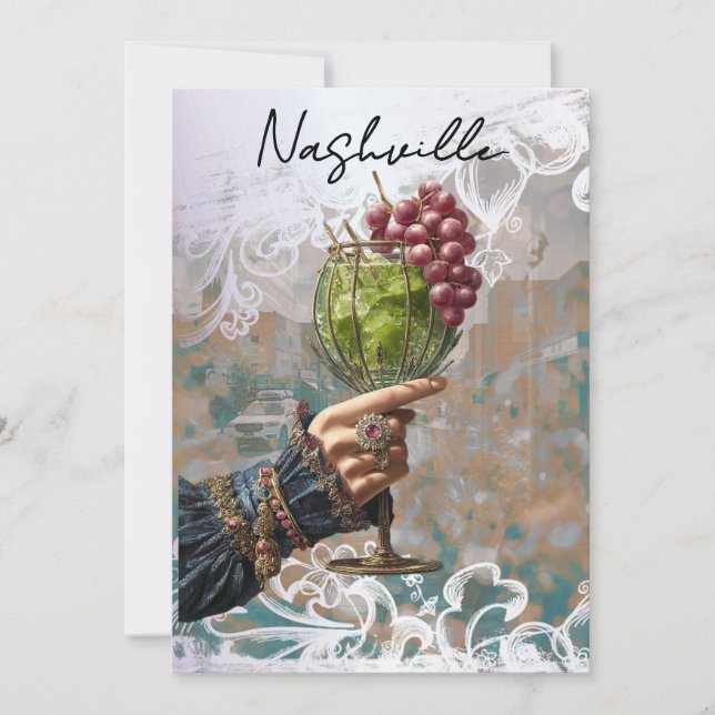 Convite *~* FOTO A101 25 Coquetel Nashville DESPEDIDA DE S (Frente)