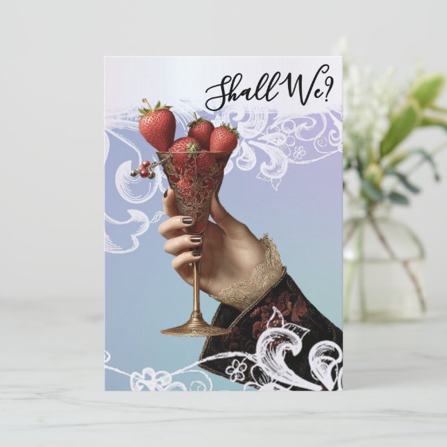 Convite *~* FOTO A101 Coquetel Ornamentado 1 DESPEDIDA DE  (Em pé/Frente)