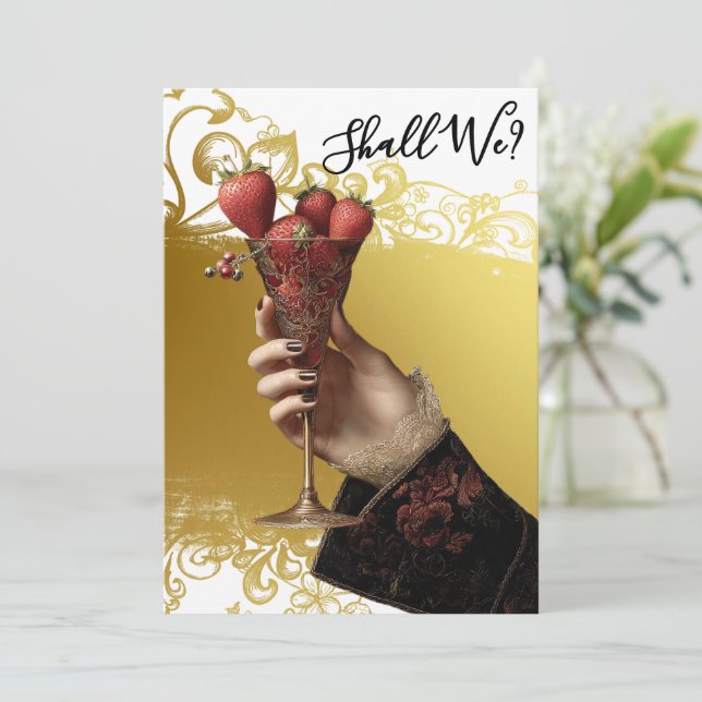 Convite *~* FOTO A101 Coquetel Ornamentado 1 DESPEDIDA DE  (Em pé/Frente)