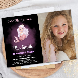 Convite Foto: Aniversário da Sereia Preta de Cobre