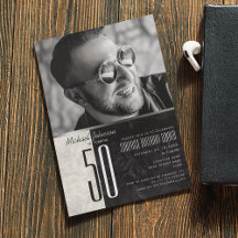 Foto Aniversário de 50 anos Masculino