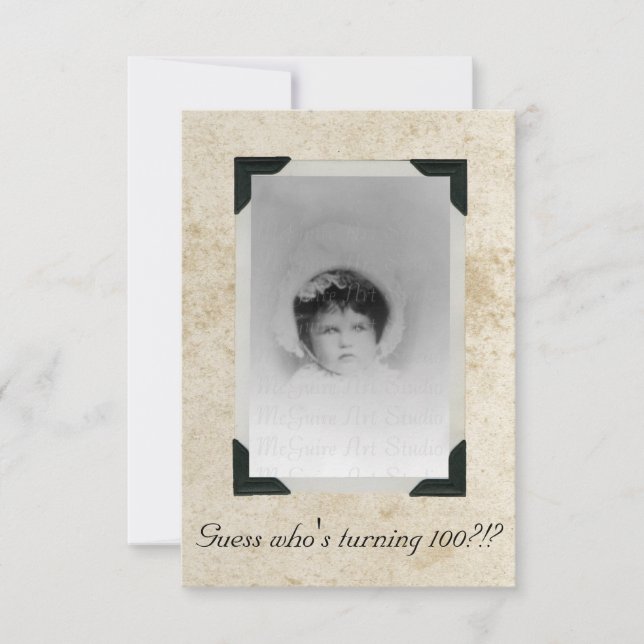 Convite Foto antiga do jornal (Frente)