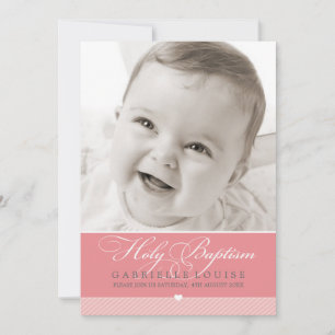 CONVITE FOTO BAPTISMO: adorável tipo 1