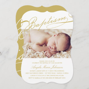 Convite Foto baseado num guião da menina da cruz do