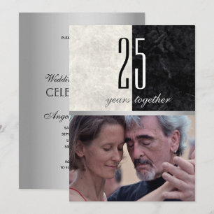 Convite Foto Bodas de Prata 25 Anos