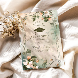 Convite Foto Boho Wildflower Festa de formatura