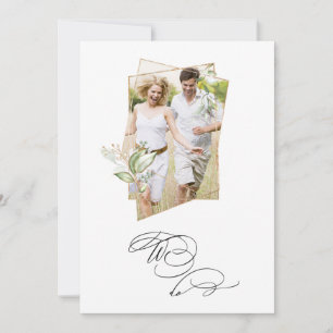 Convite *~* FOTO Botânica AR6 RSVP + Casamento QR