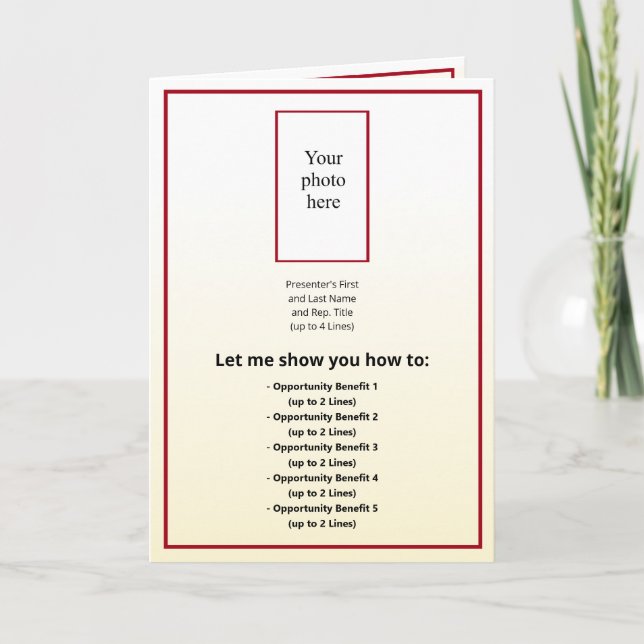 Convite Foto Burgu./Dourada Tint Gradi. BOM Híbrido (Frente)